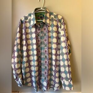 Robert Graham cotton button down shirt